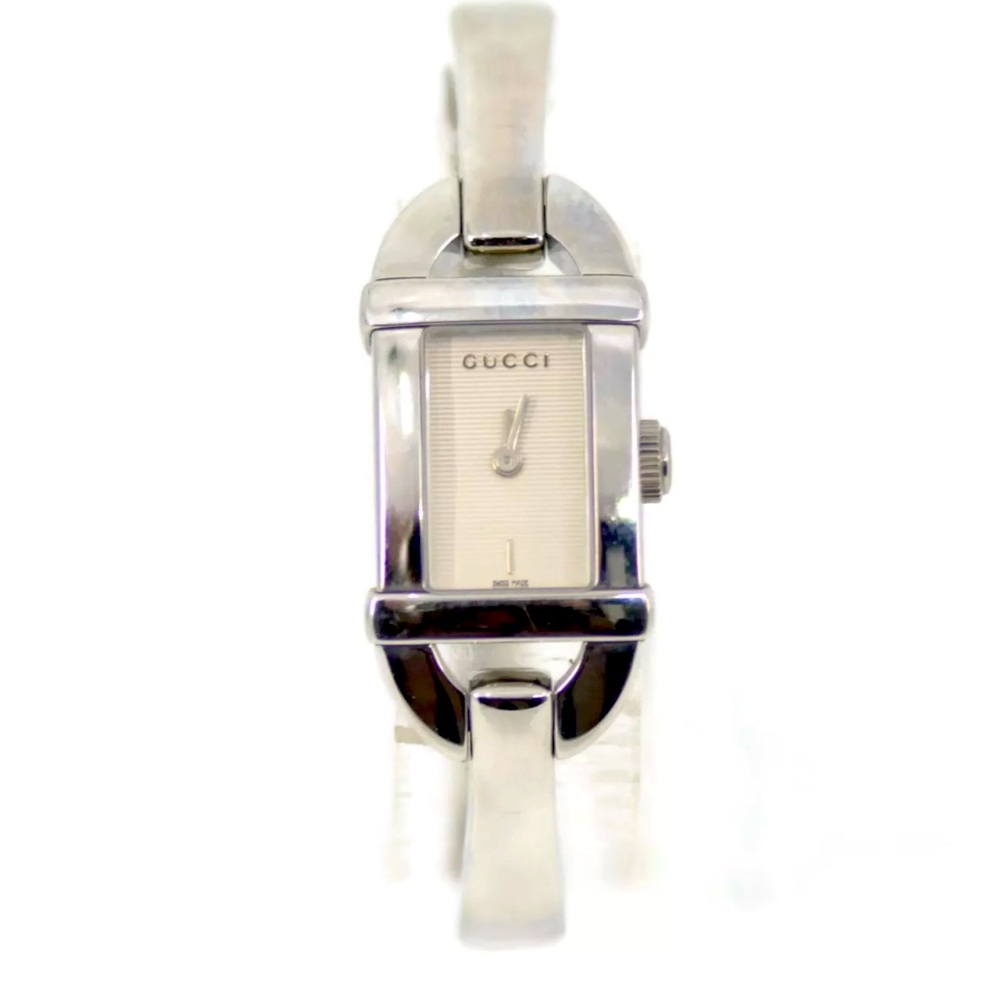 Gucci women’s Silver Quartz watch 6800L